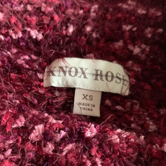 NEW Knox Rose Knit Sweater Multi-Color sz XS - Picture 2 of 5
